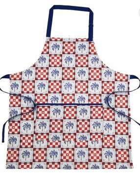 Way to Celebrate Patriotic Grilling Apron, Red/White/Blue, One Size, for Adults